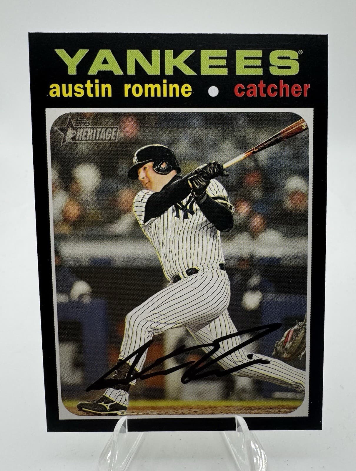 Austin Romine New 2020 Topps Heritage