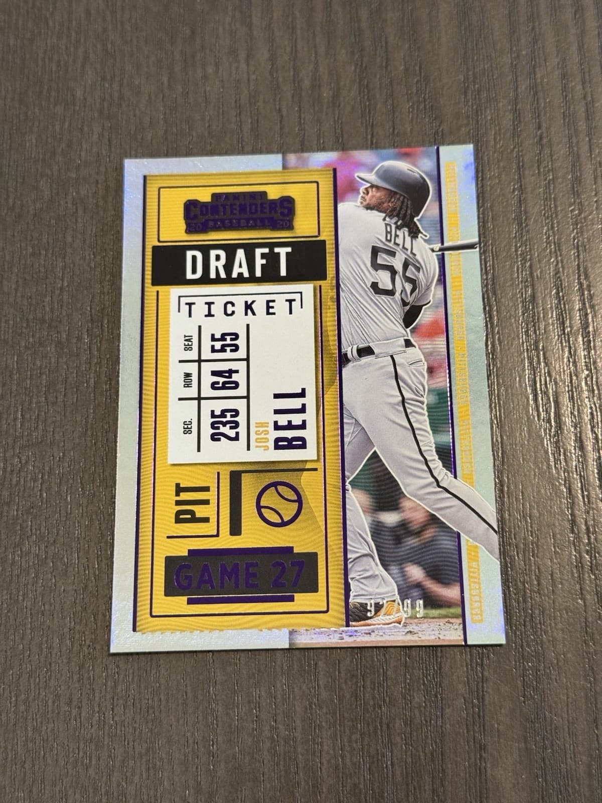 Draft Ticket Purple 2020 Panini Contenders 2020 Panini Contenders