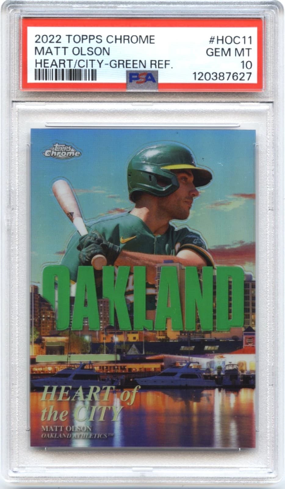 Matt Olson 2022 Topps Chrome 2022 Topps Chrome