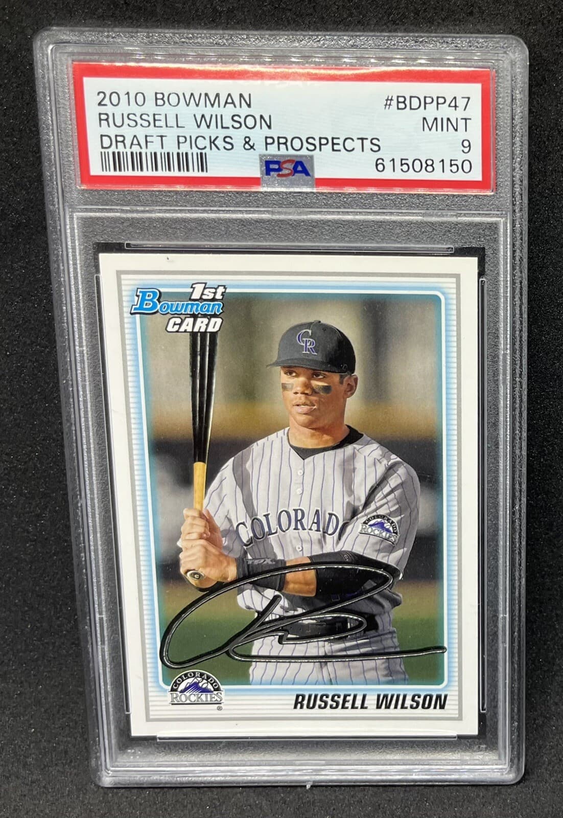 Russell Wilson Baseball 2010 Bowman 2010 Bowman