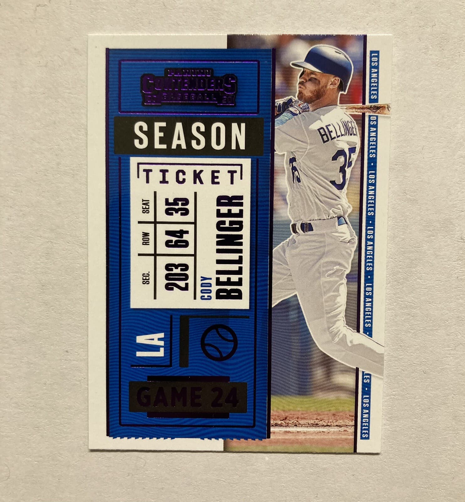 Baseball Season Ticket 2020 Panini Contenders 2020 Panini Contenders