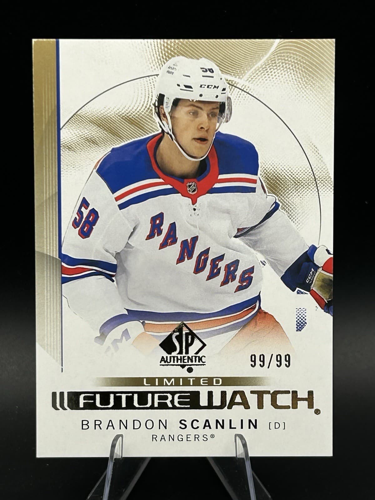 UD AUTHENTIC -25 BRANDON SCANL 2024 Unknown 2024 Unknown gold