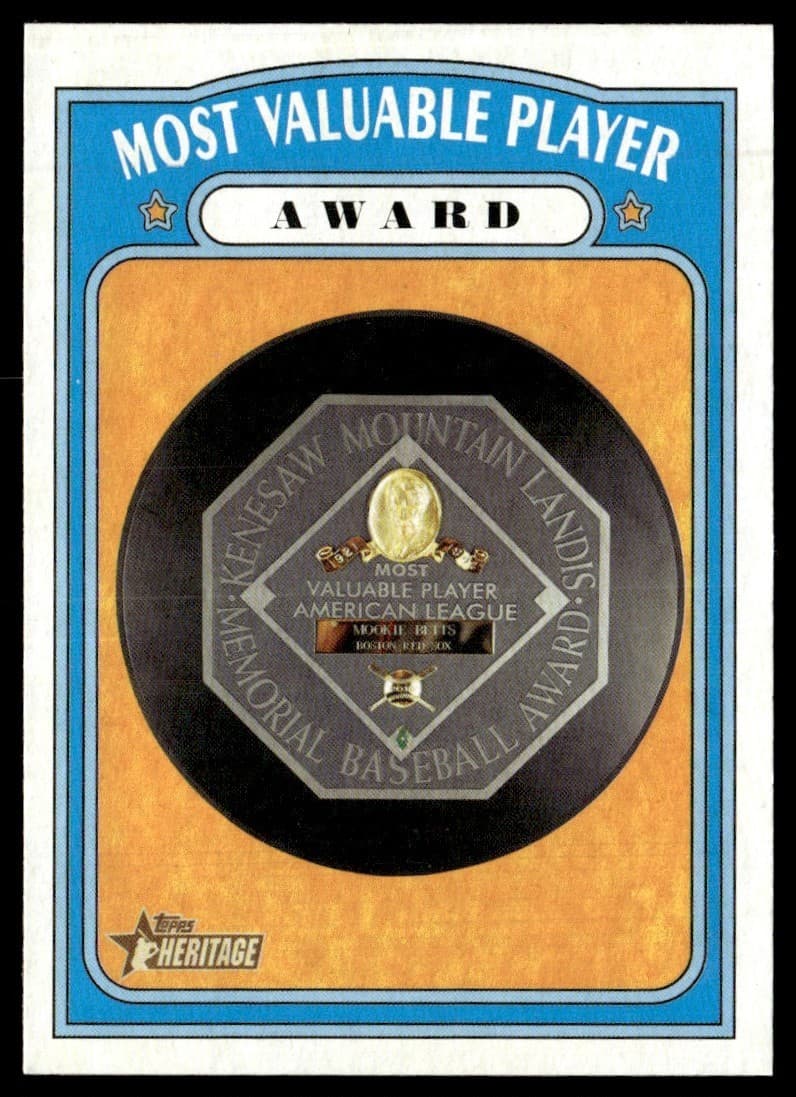 MVP Award 2021 Topps Heritage 2021 Topps Heritage