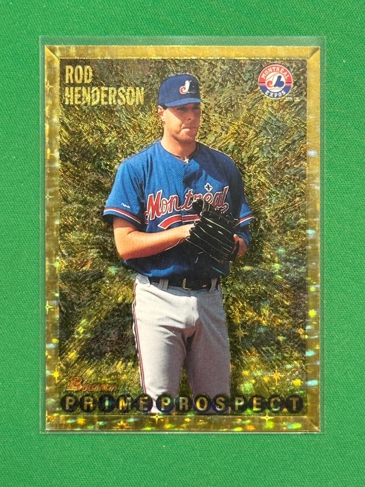 Baseball Rod Henderson 1995 Bowman