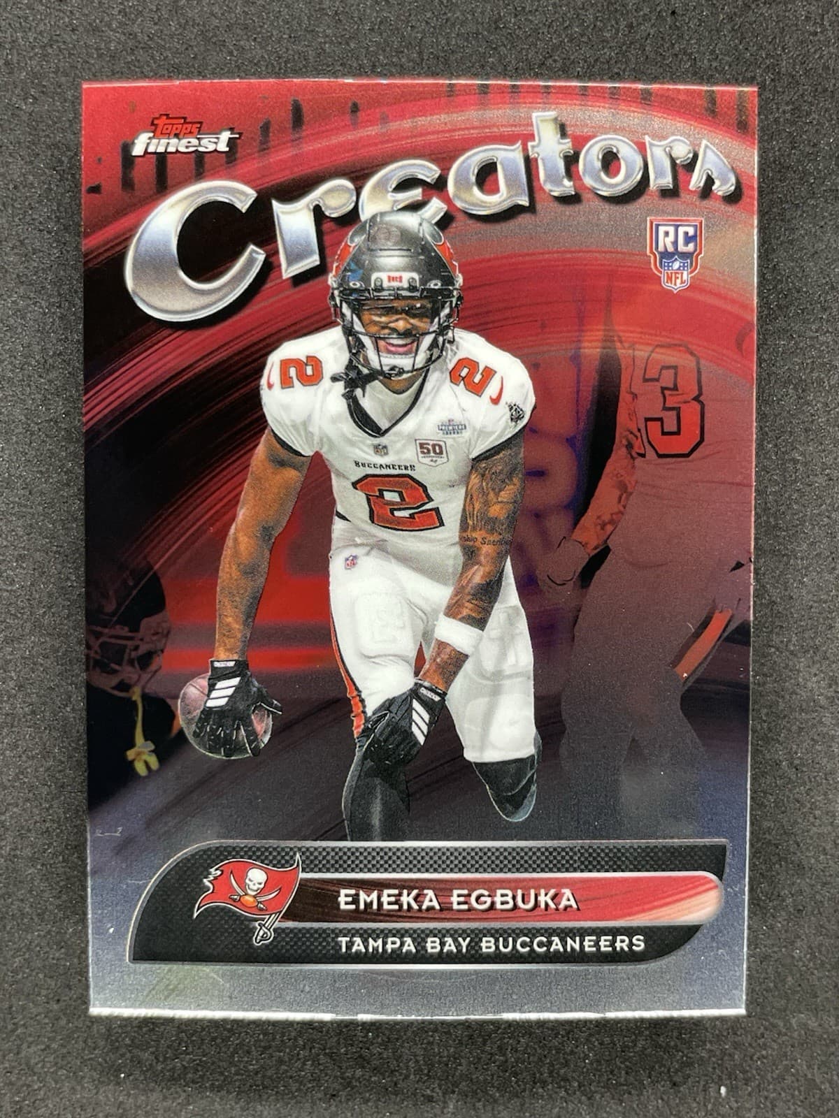 Emeka Egbuka 2025 Topps Finest 2025 Topps Finest