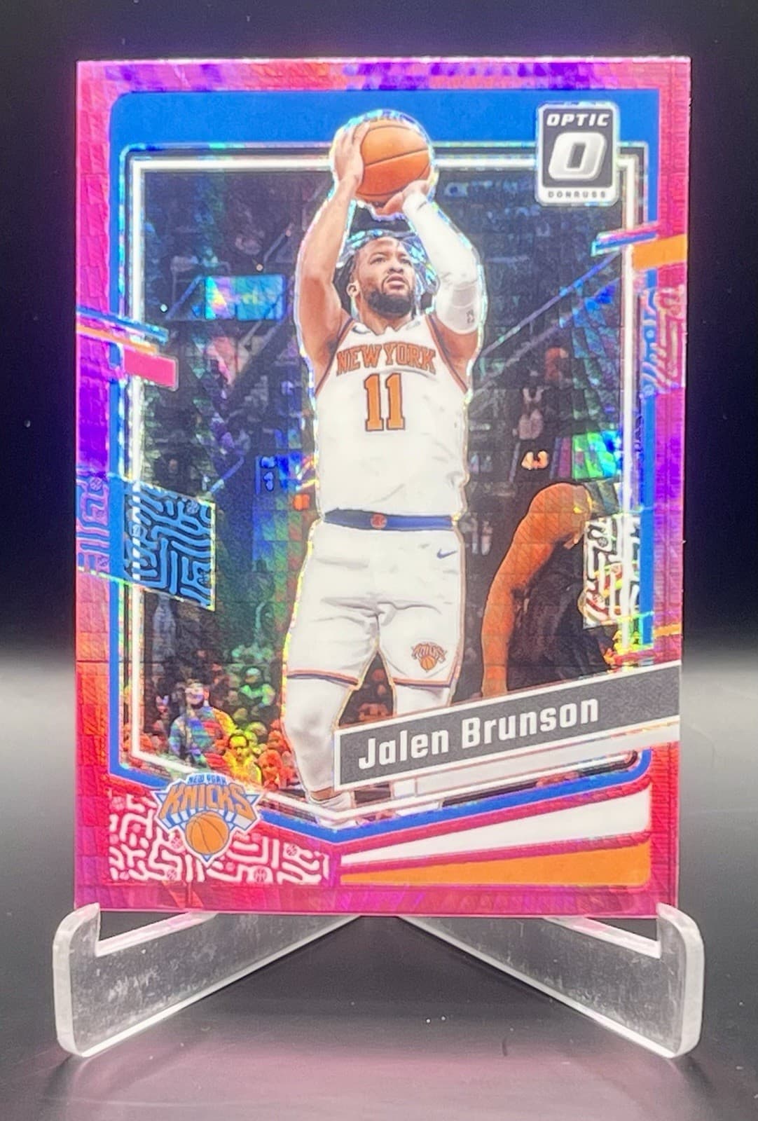 Jalen Brunson 2023 panini Donruss Optic