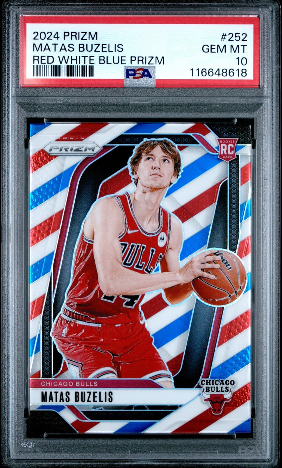 Matas Buzelis Red 2024 Panini Prizm 2024 Panini Prizm