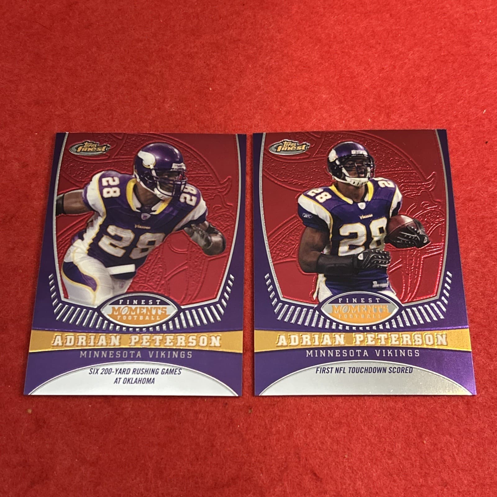 Adrian Peterson Finest 2008 Topps Finest 2008 Topps Finest
