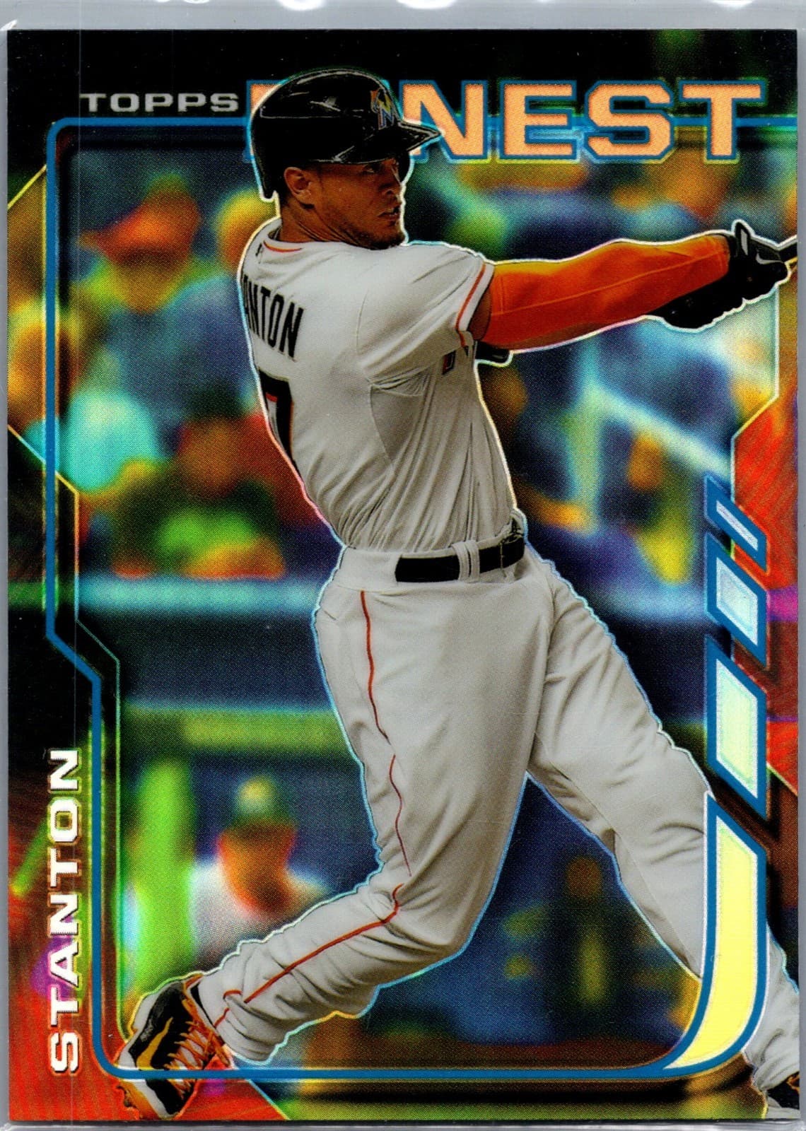 Giancarlo Stanton 2014 Topps Finest 2014 Topps Finest refractor