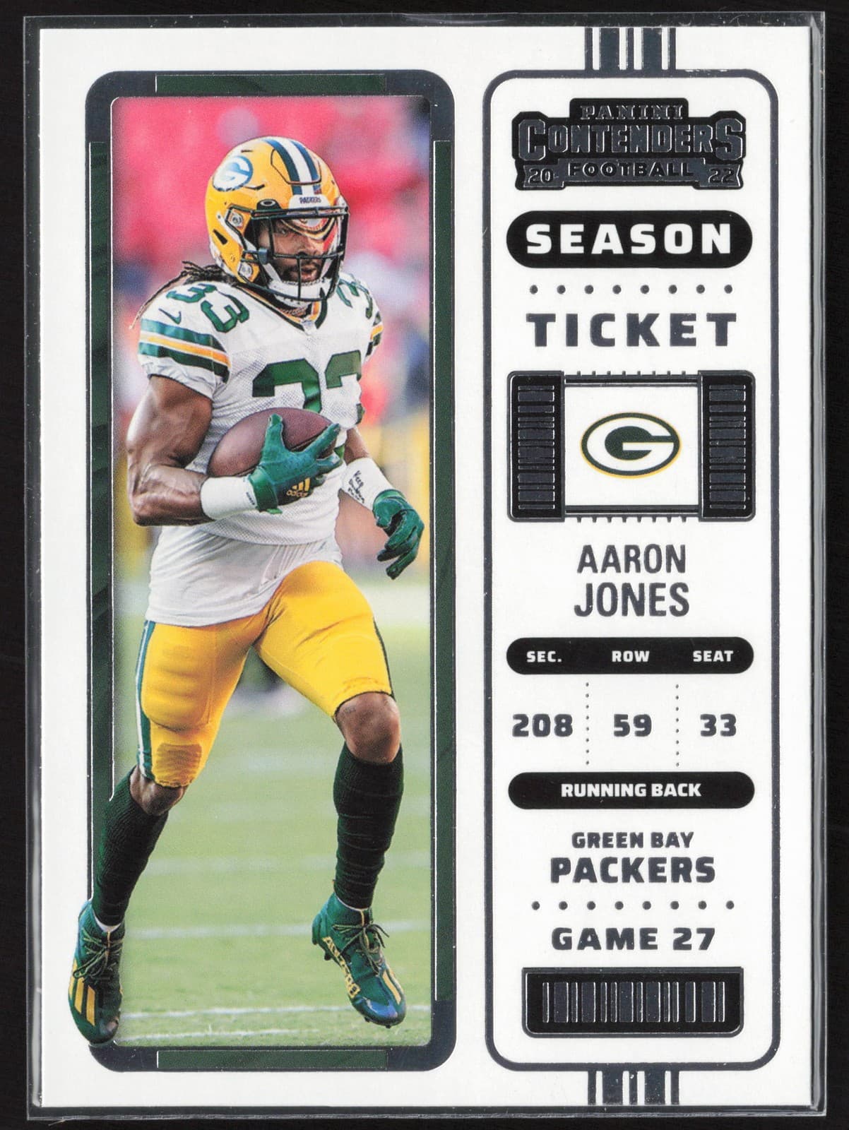 Aaron Jones 2022 Panini Contenders 2022 Panini Contenders