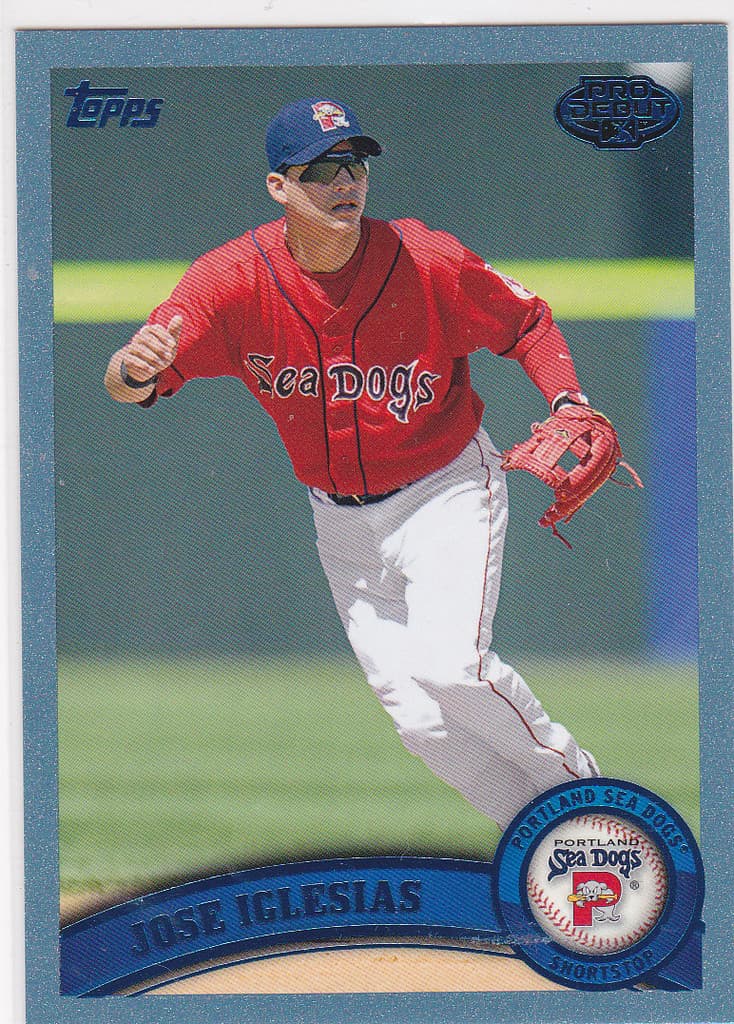 Jose Iglesias Boston 2011 Topps 2011 Topps blue