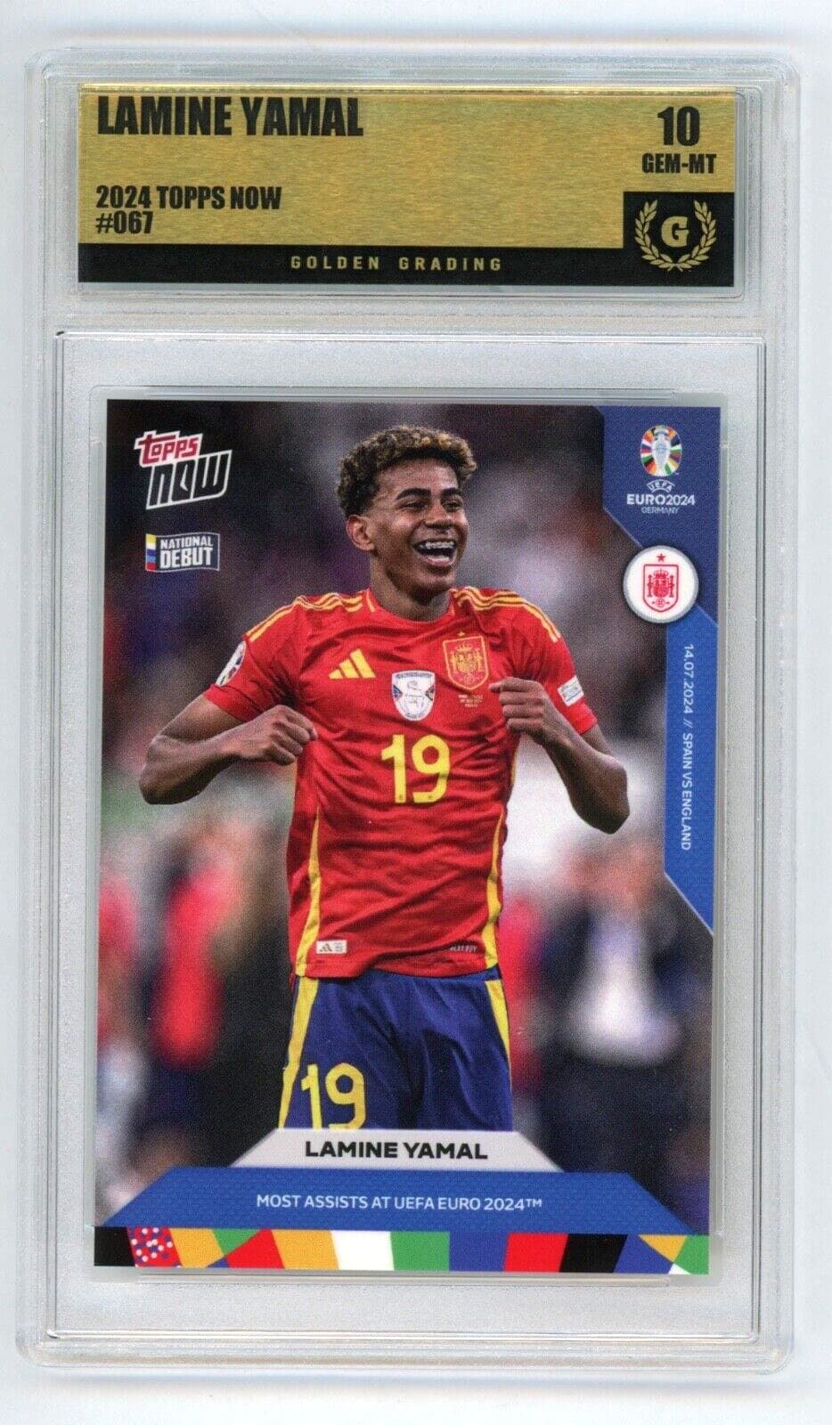 Euro Lamine Yamal 2024 Topps 2024 Topps