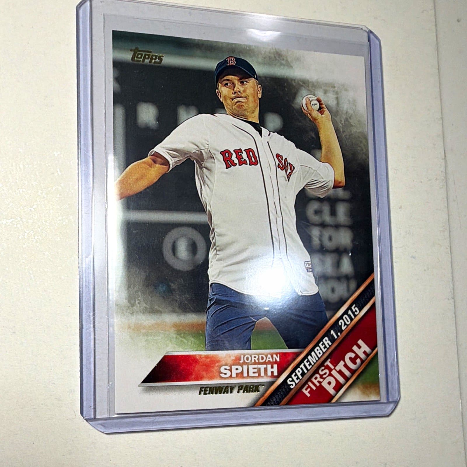 First Pitch Jordan 2016 Topps