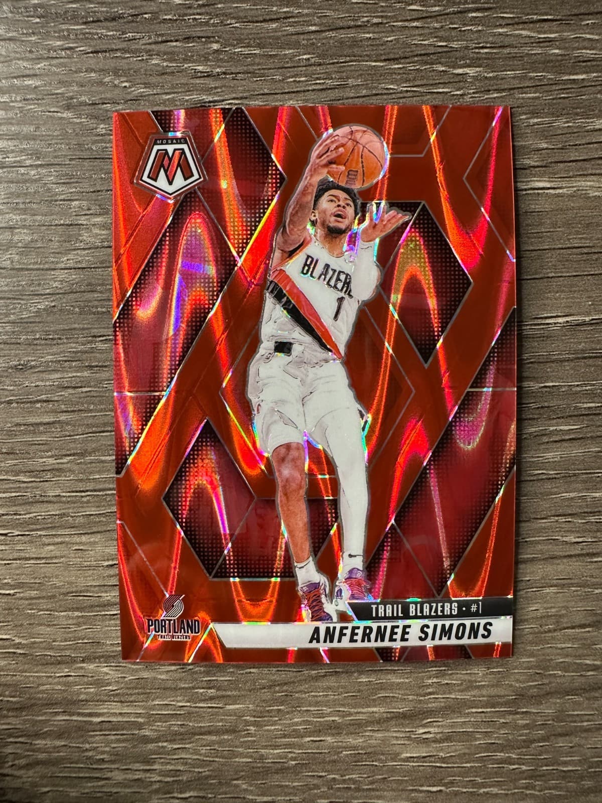 Basketball Anfernee Simons 2024 Panini Mosaic