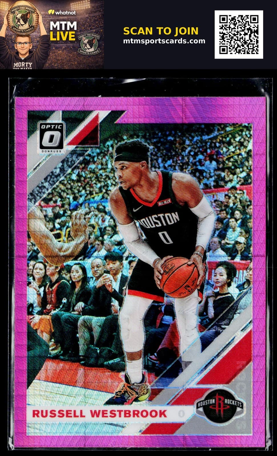Russell Westbrook Hyper 2019 Donruss Optic 2019 Donruss Optic pink
