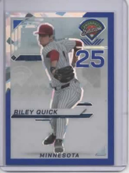 Prospect Edition Riley 2025 Panini 2025 Panini blue-holo