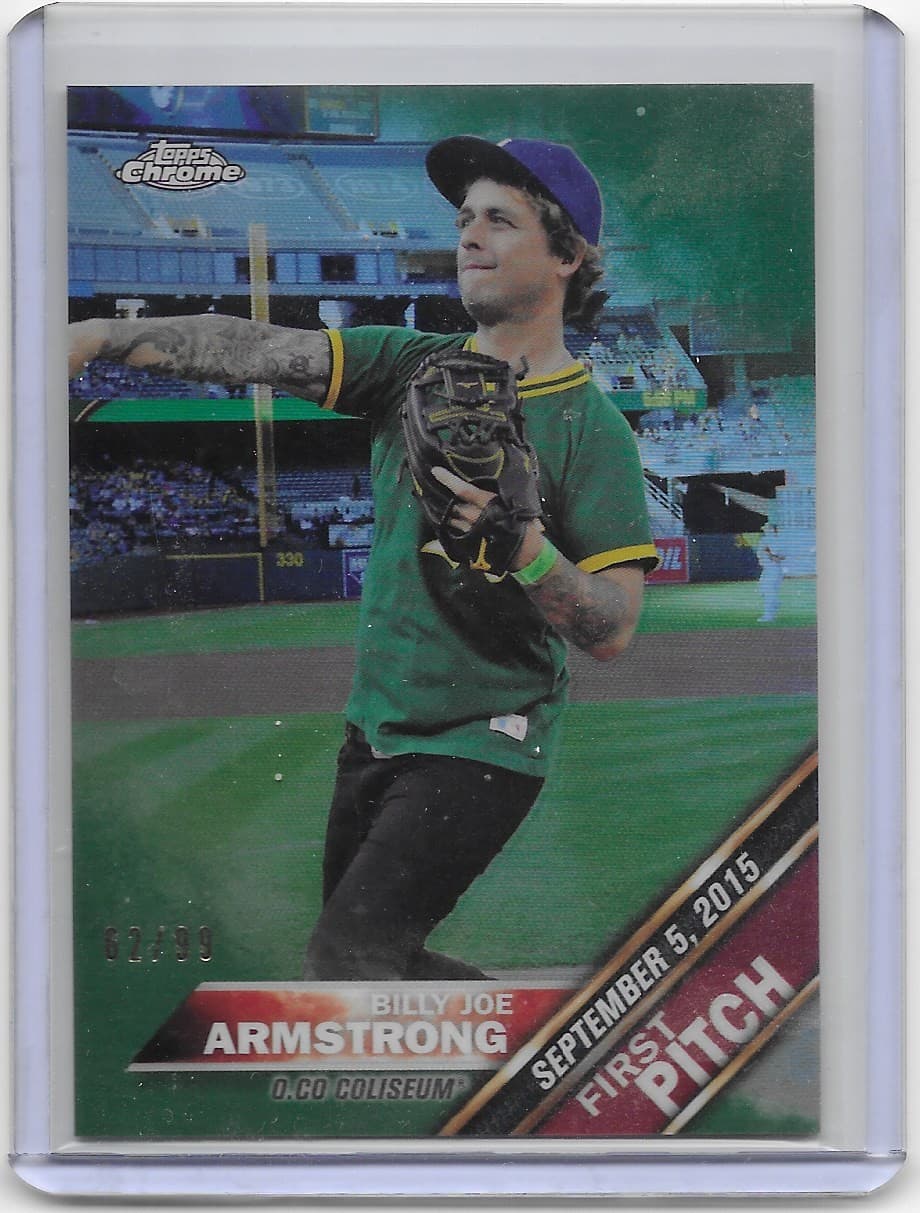 First Pitch Green 2016 Topps Chrome