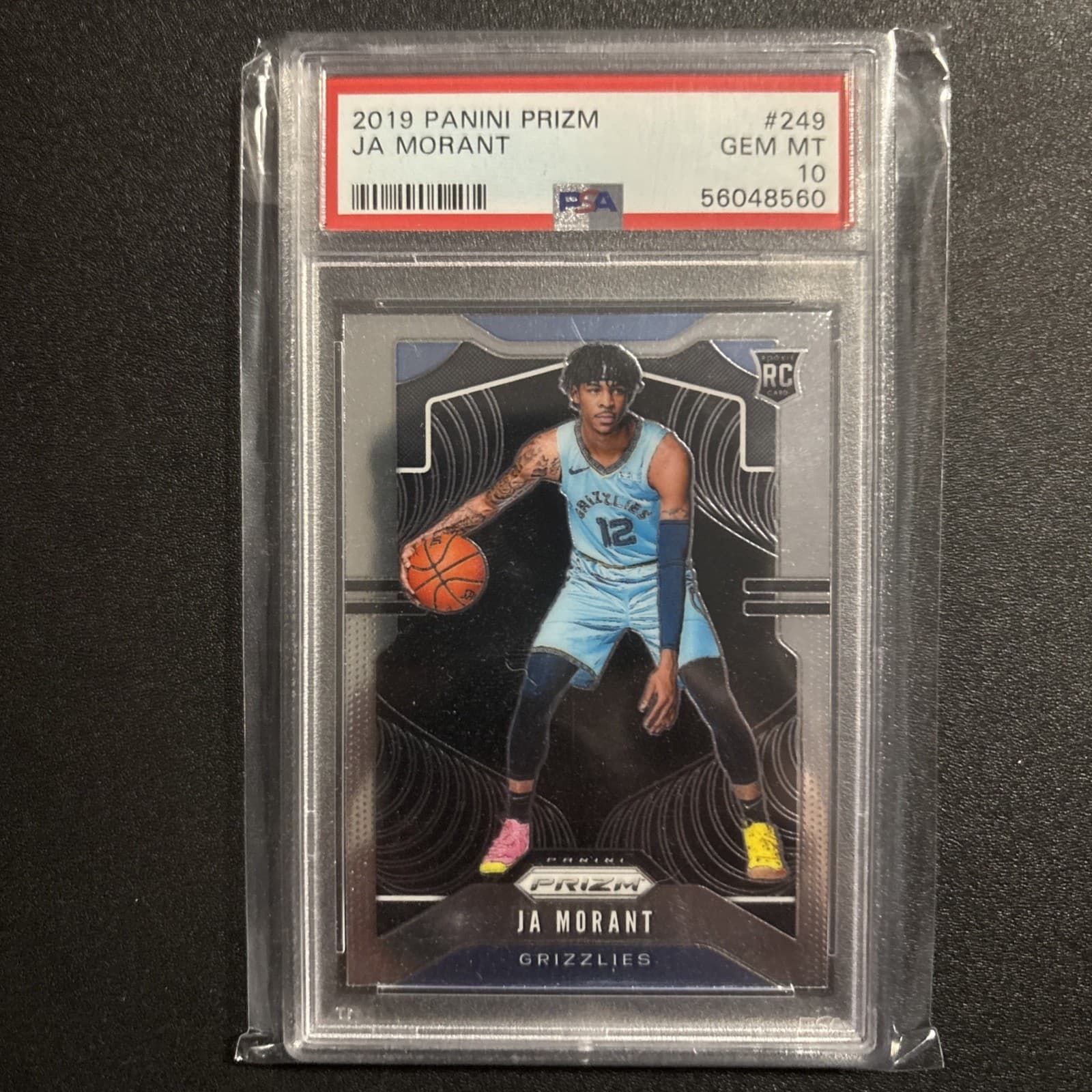Ja Morant Memphis 2019 Panini Prizm