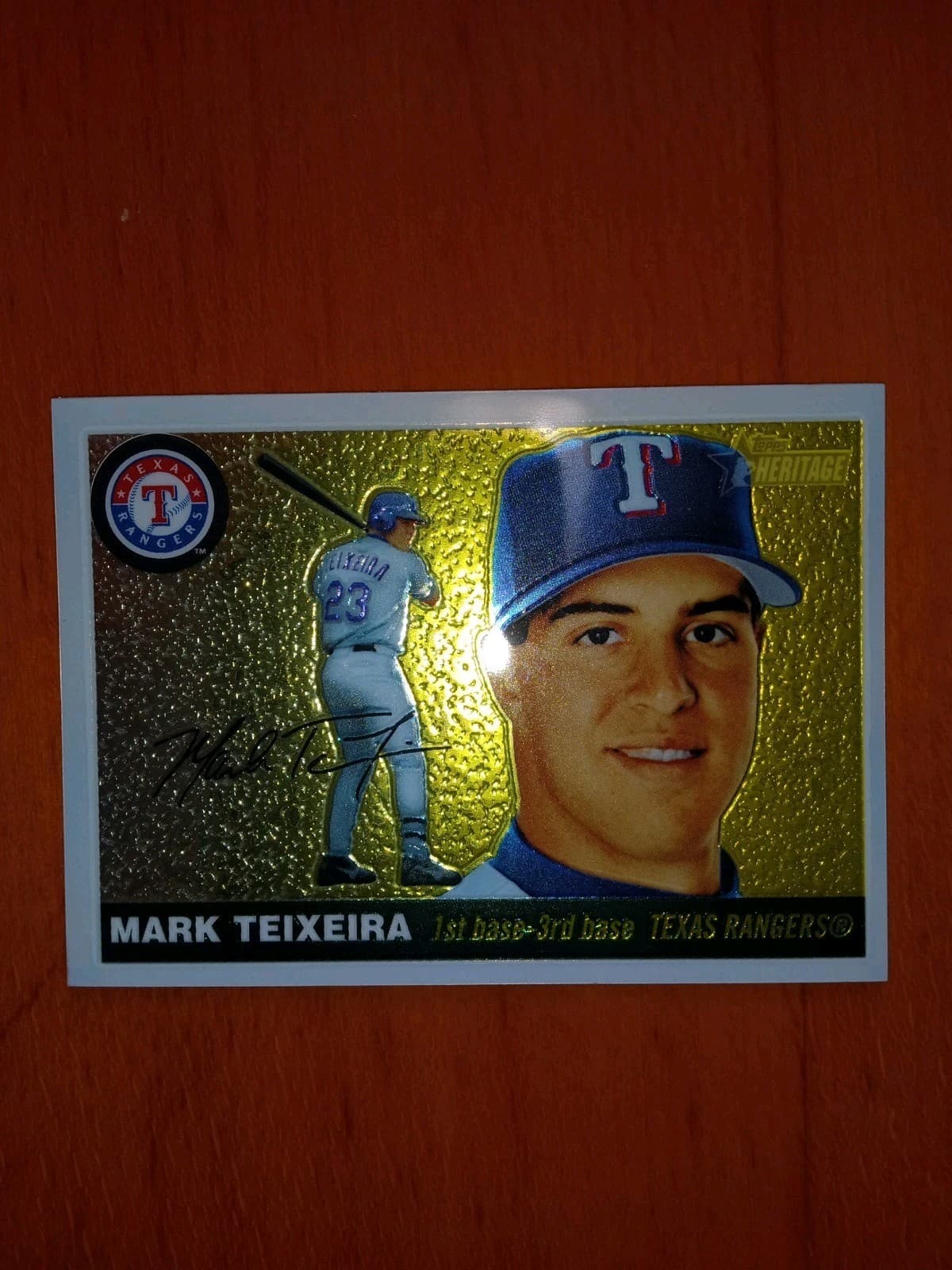 Mark Teixeira 2004 Topps Heritage