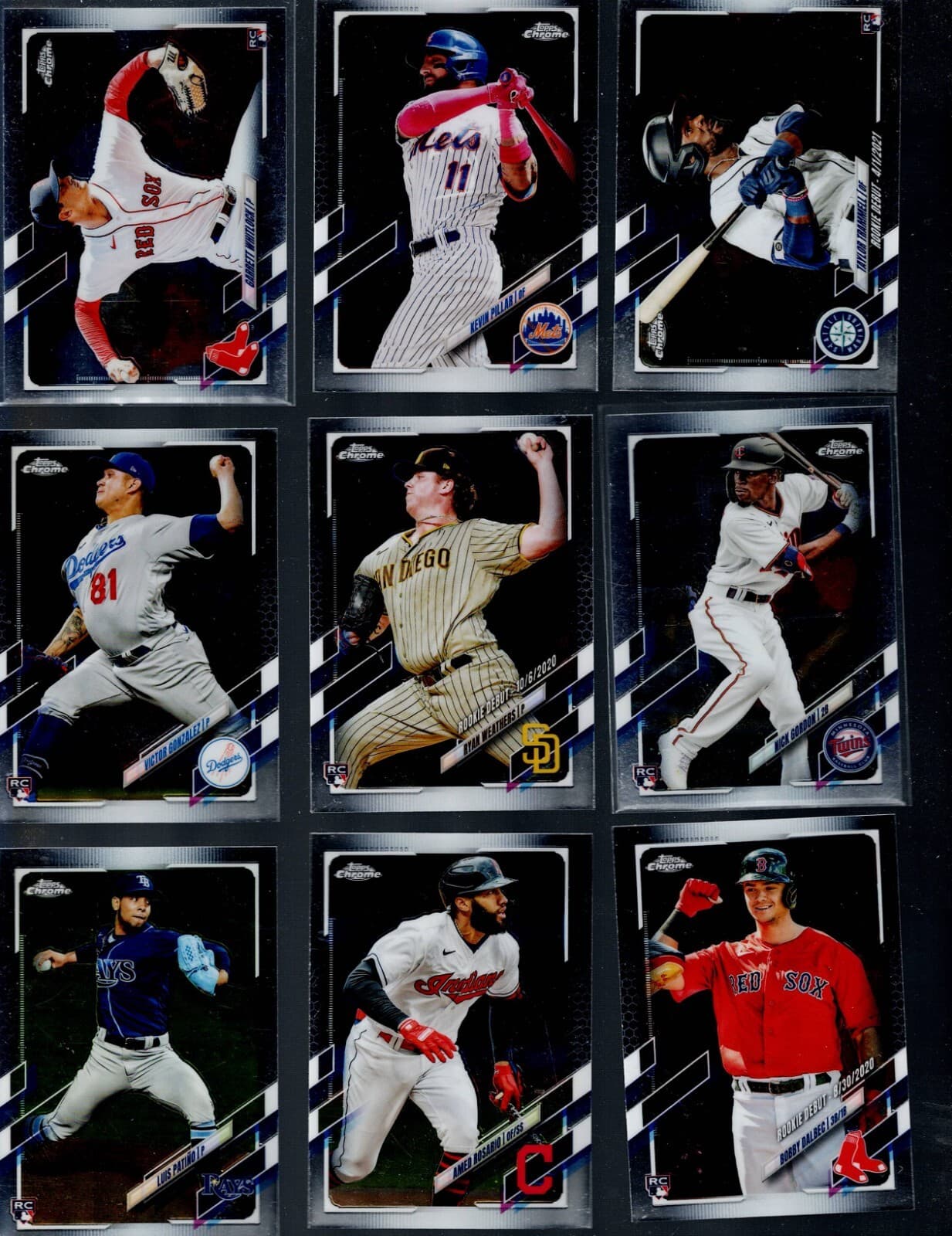 UPDATE Baseball 1-100 + INSERT 2021 Topps Chrome 2021 Topps Chrome