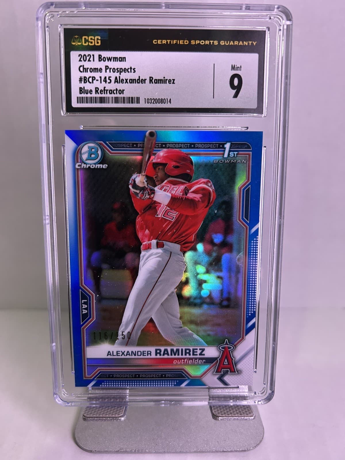Alexander Ramirez Blue 2021 Bowman Chrome 2021 Bowman Chrome