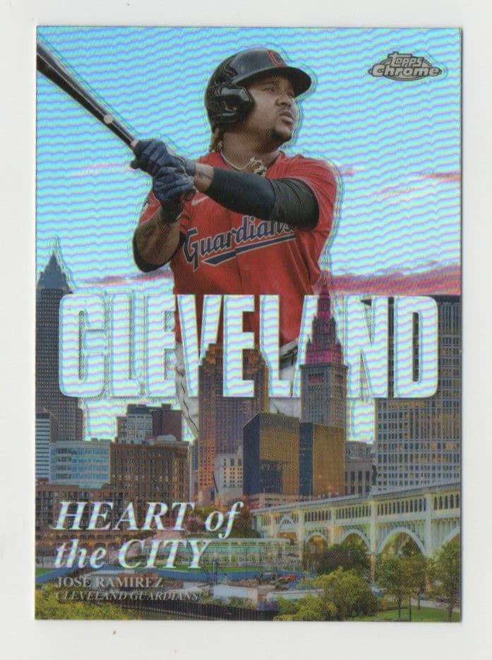 Jose Ramirez Heart 2022 Topps Chrome 2022 Topps Chrome