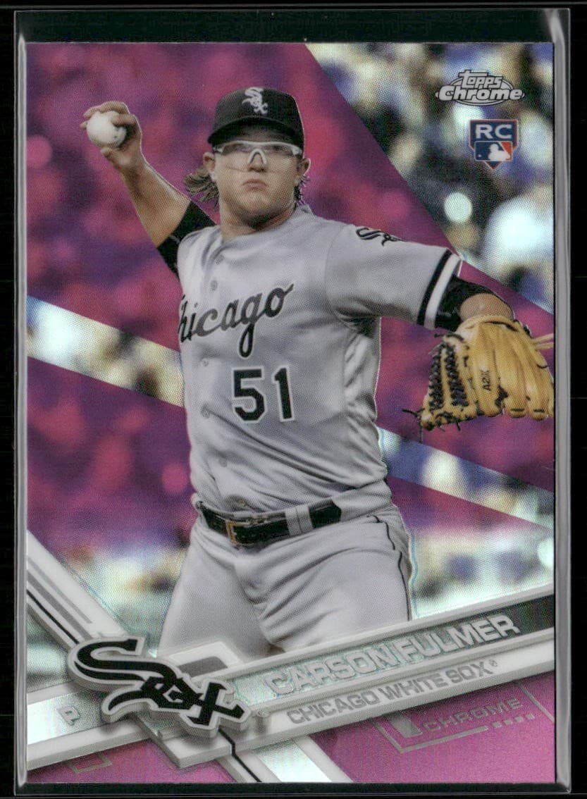 Carson Fulmer Pink 2017 Topps Chrome