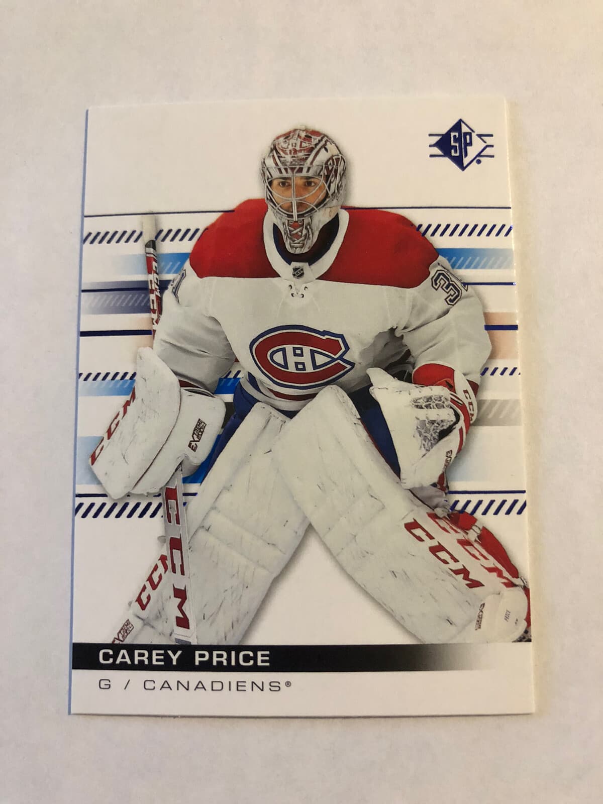 Carey Price 2019 Upper Deck SP 2019 Upper Deck SP