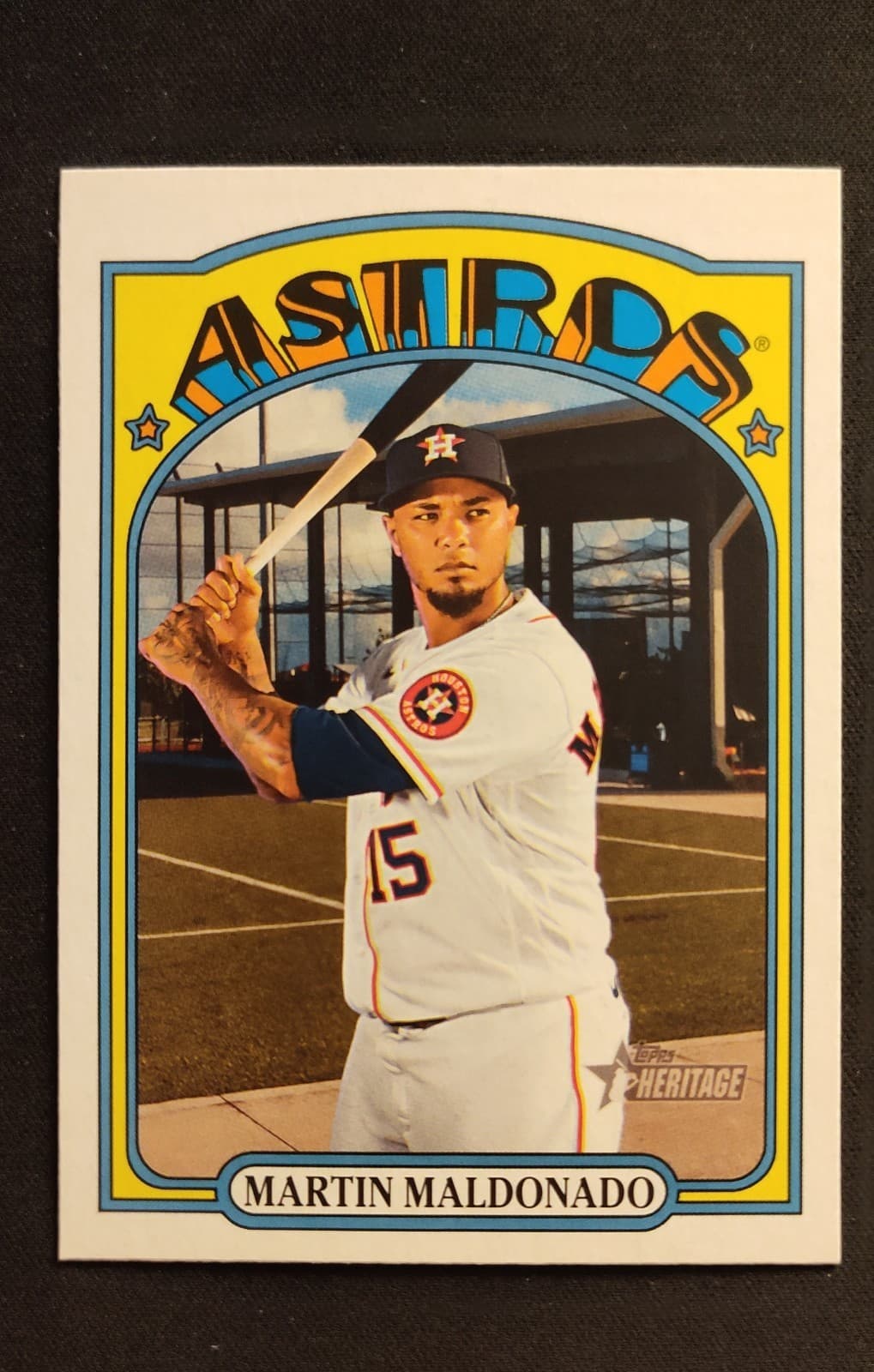 Martin Maldonado Houston 2021 Topps Heritage 2021 Topps Heritage