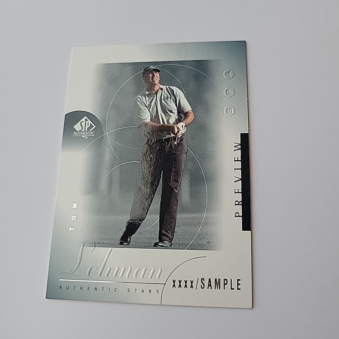 Tom Lehman trading card