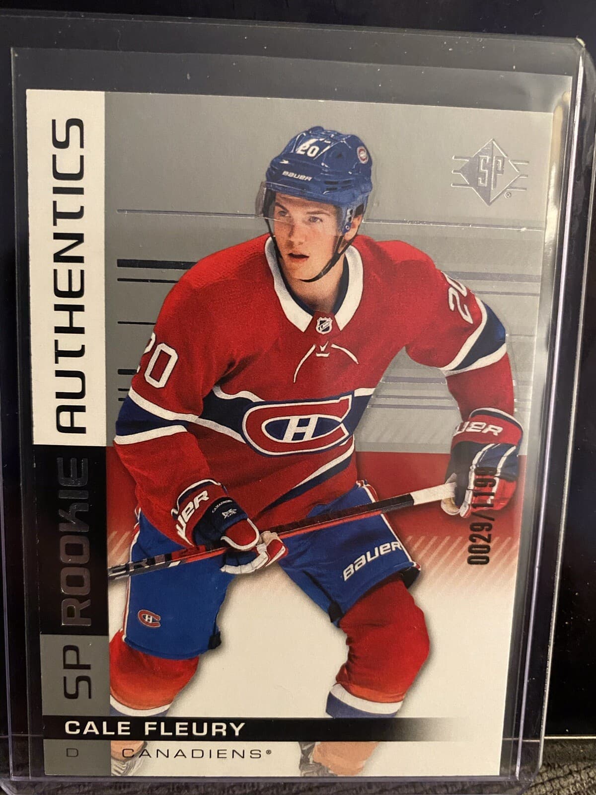-20 HOCKEY AUTHENTICS CALE FLE 2019 Upper Deck SP 2019 Upper Deck SP