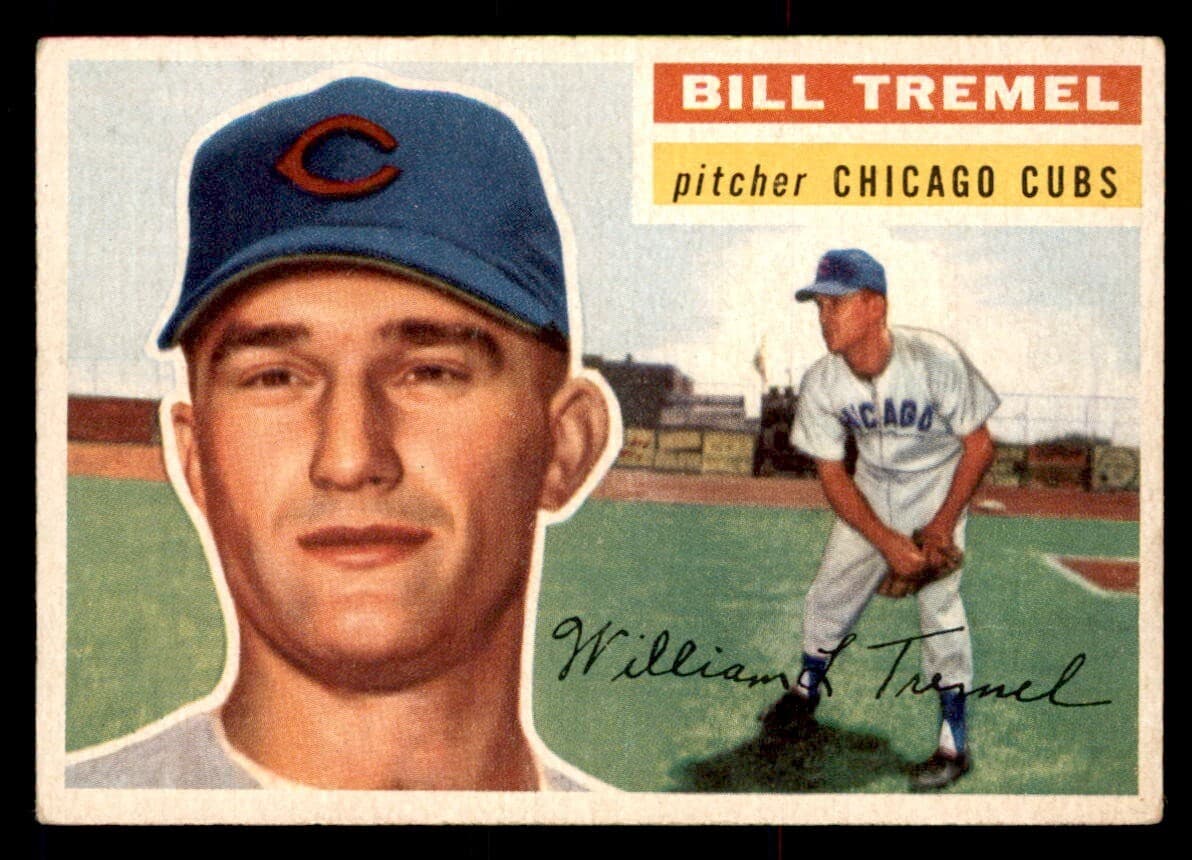 Baseball Bill Tremel 1956 Topps