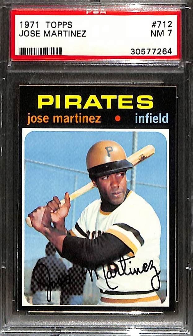 Jose Martinez trading card