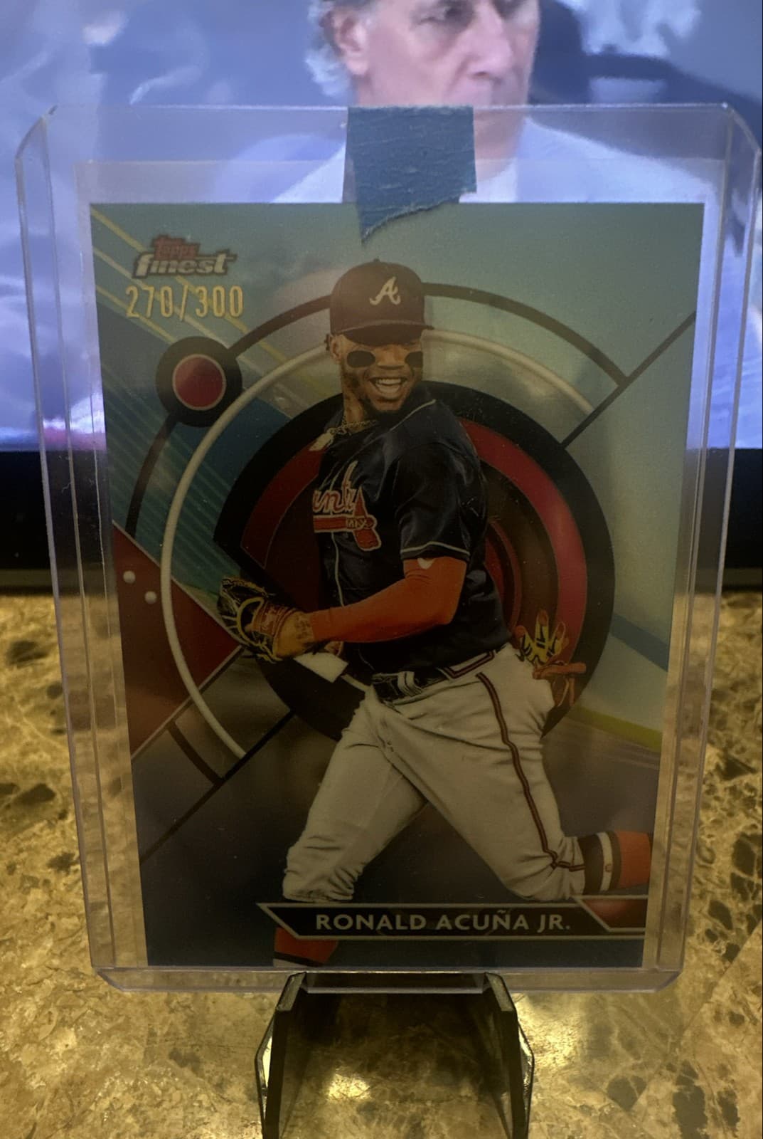 Ronald Acu 2023 Topps Finest 2023 Topps Finest blue-refractor