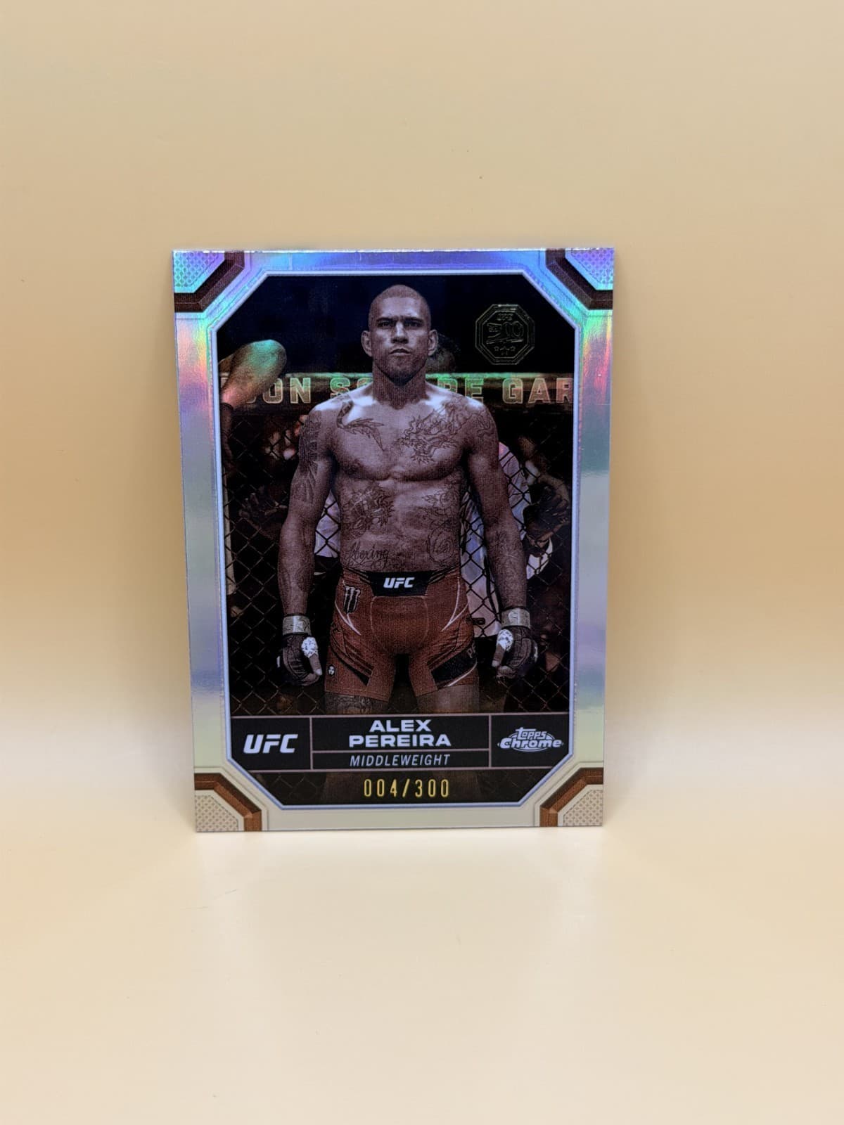 Alex Pereira Sepia 2024 Topps Chrome 2024 Topps Chrome refractor