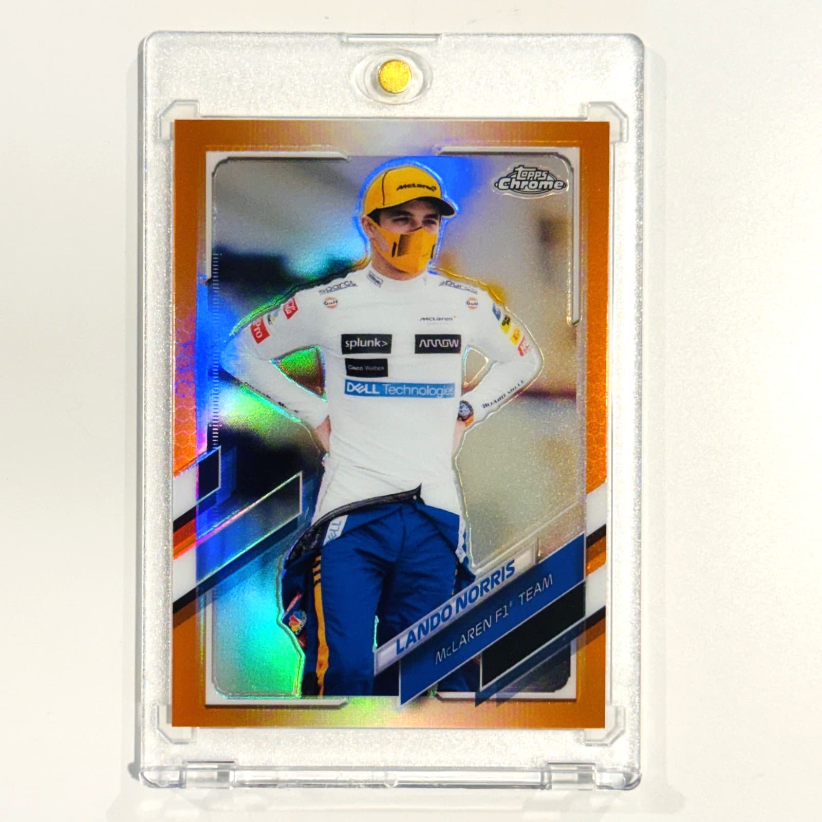 Lando Norris Orange 2021 Topps Chrome 2021 Topps Chrome orange-refractor