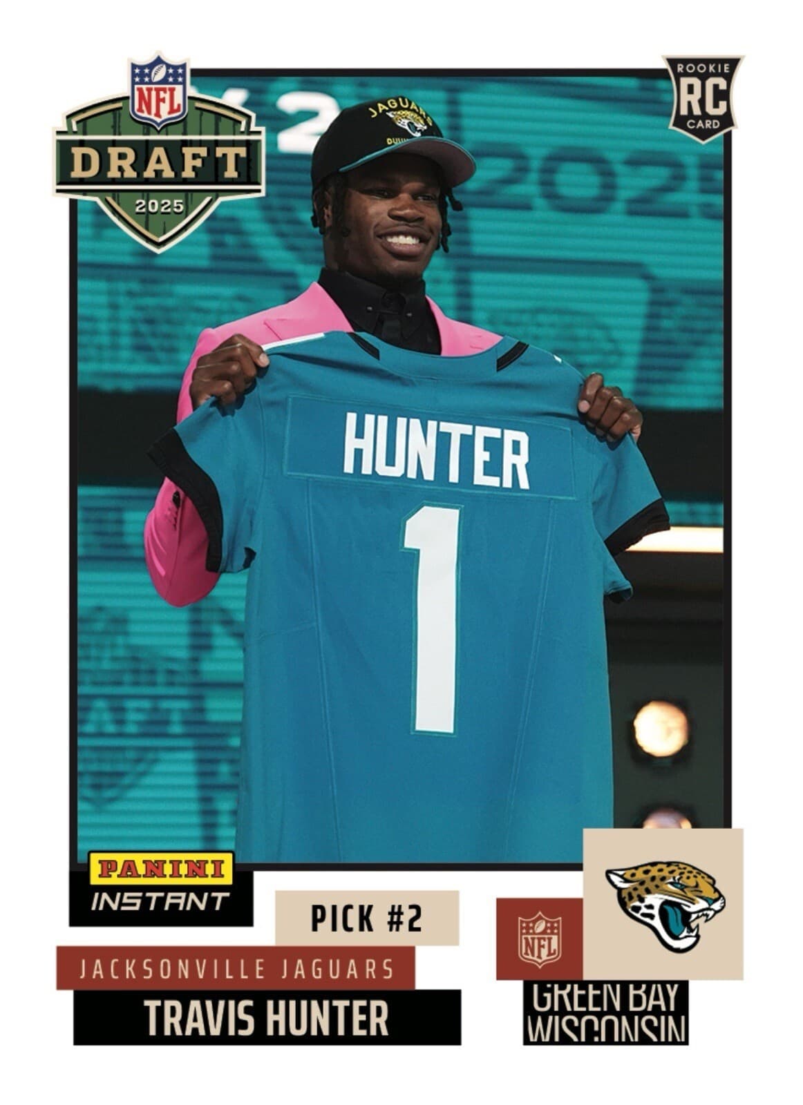 Instant TRAVIS HUNTER NFL DRAF 2025 Panini 2025 Panini
