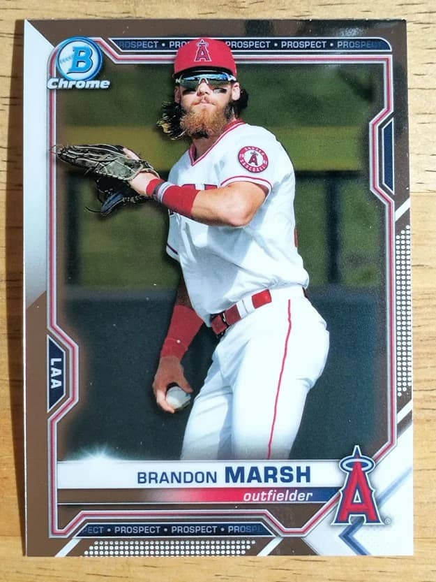 Prospects Brandon Marsh 2021 Bowman Chrome 2021 Bowman Chrome