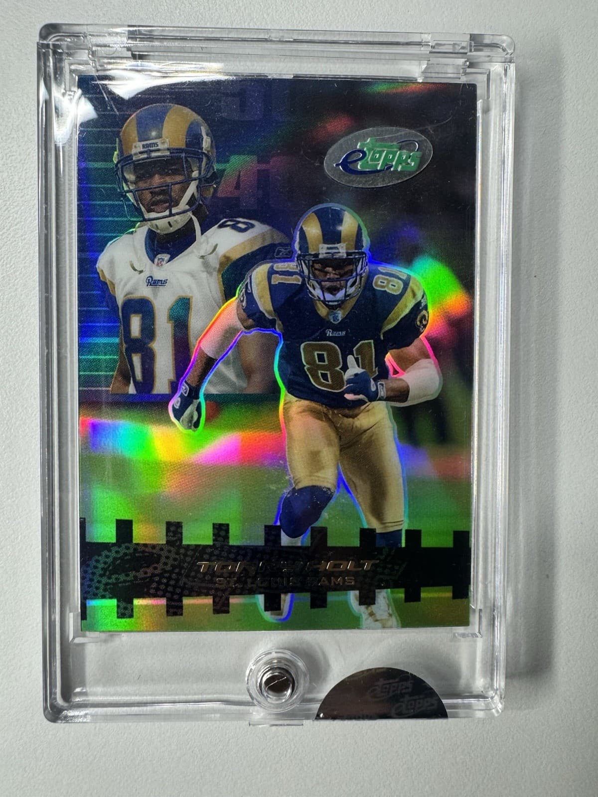 Torry Holt Print 2003 Topps