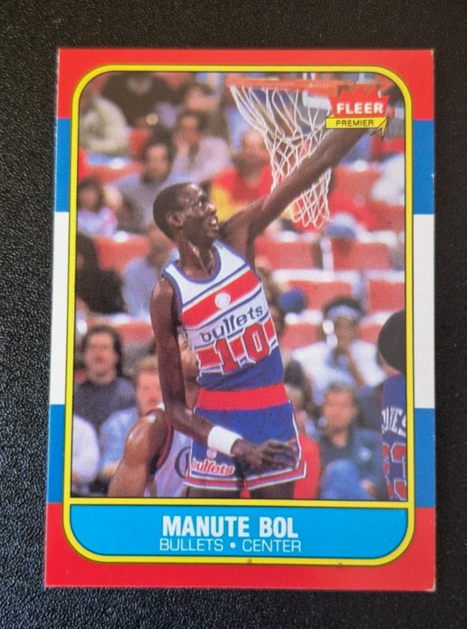 Basketball Manute Bol 1986 Fleer 1986 Fleer