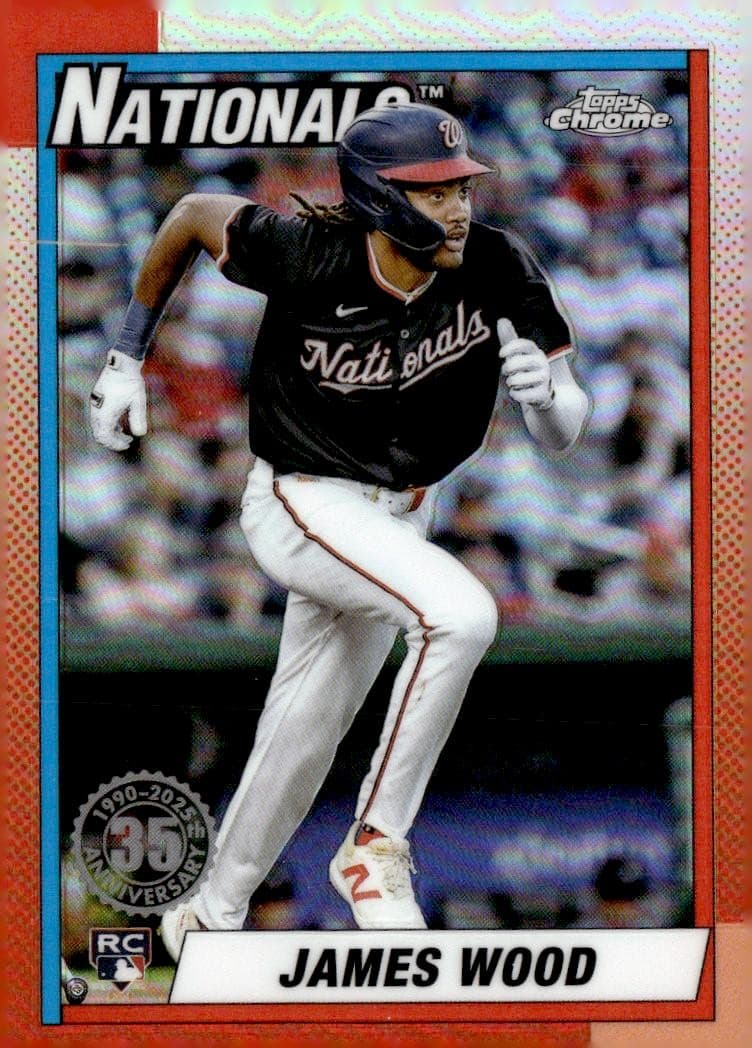 James Wood Topps 2025 Topps Chrome 2025 Topps Chrome