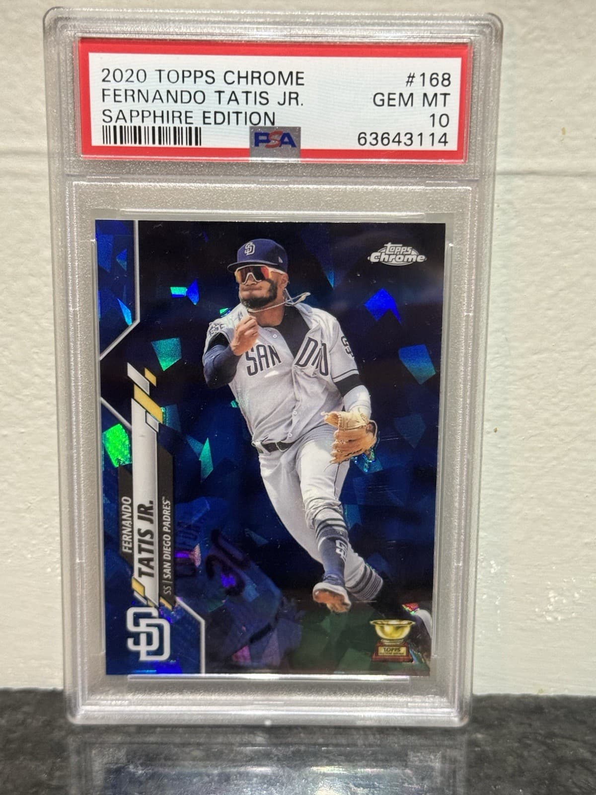Fernando Tatis Jr. 2020 topps Topps Chrome Sapphire Edition