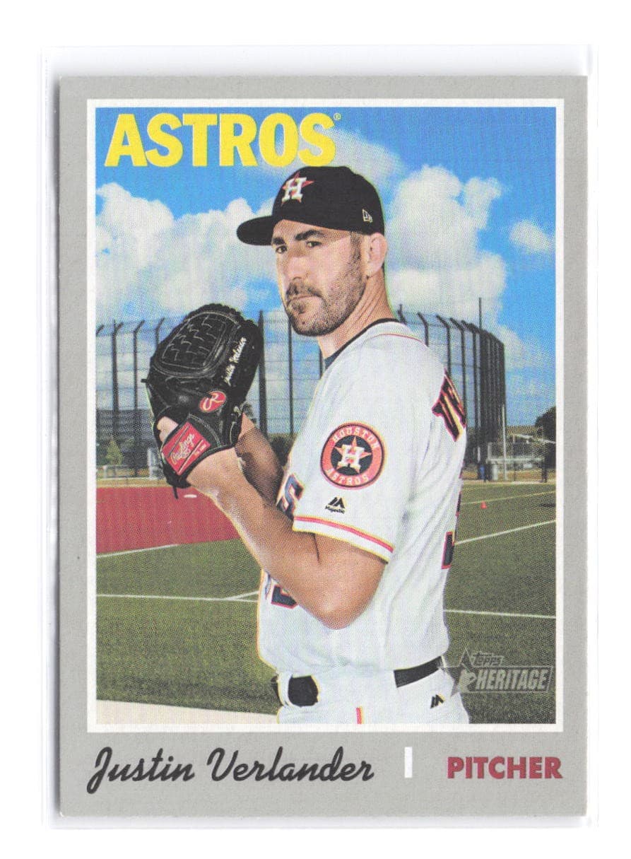 Justin Verlander 2019 Topps Heritage