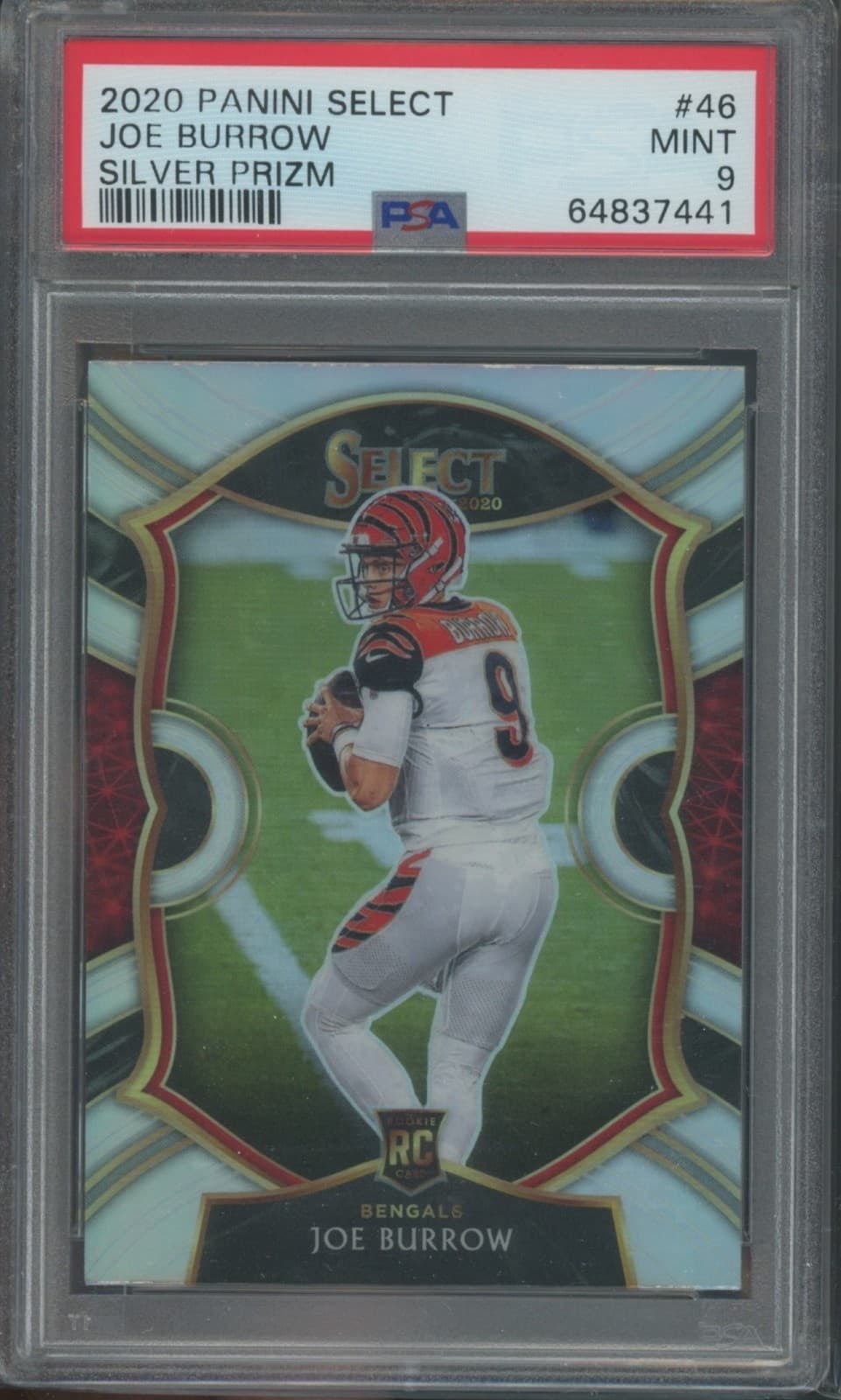 Football Joe Burrow 2020 Panini Select 2020 Panini Select