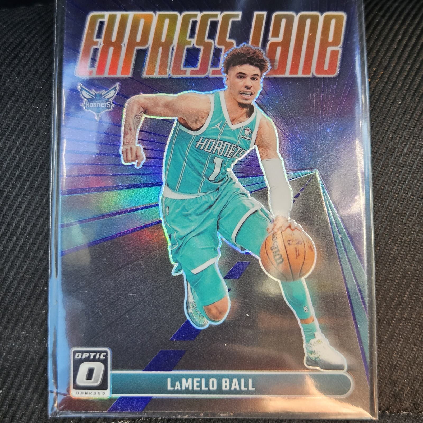 Melo Ball Express 2023 Donruss Optic 2023 Donruss Optic holo example 2