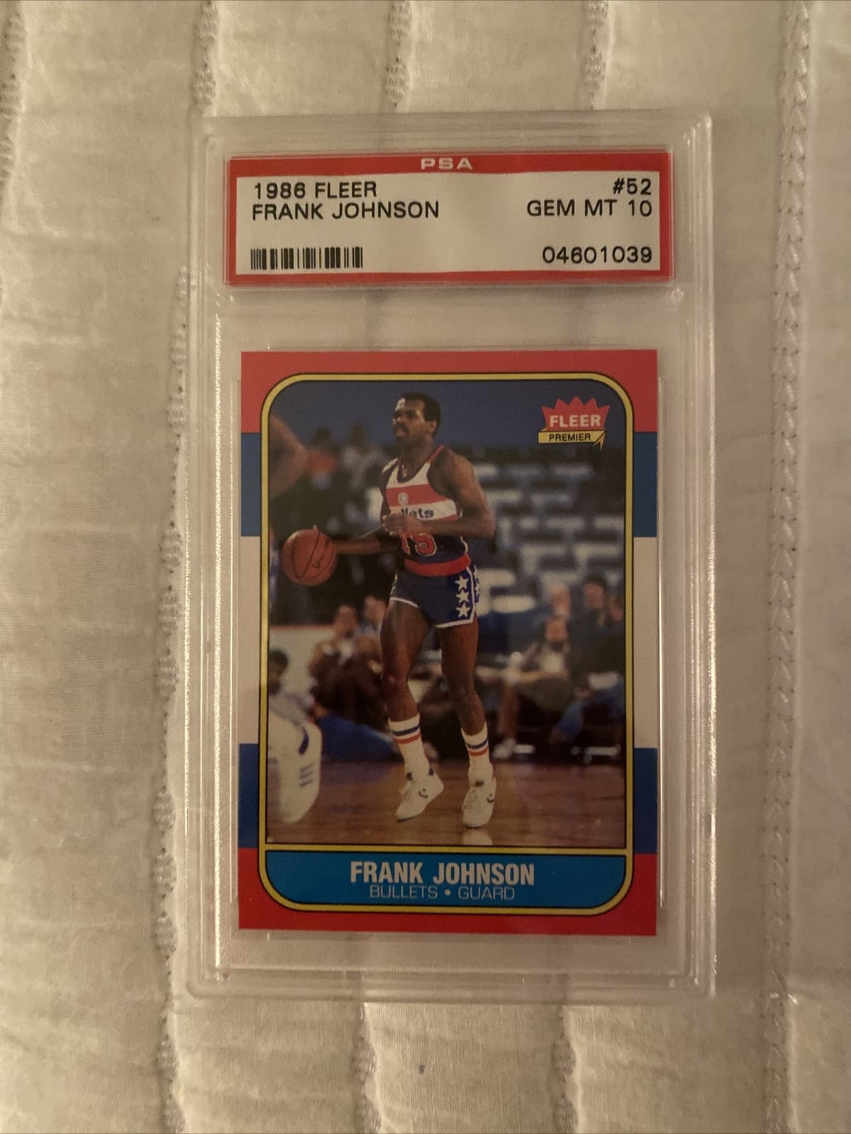 Basketball Frank Johnson 1986 Fleer 1986 Fleer