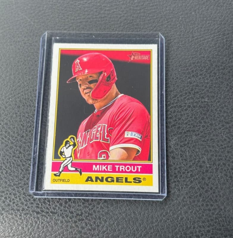 Mike Trout 2025 Topps Heritage 2025 Topps Heritage