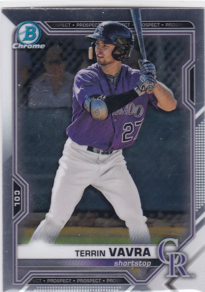 Terrin Vavra Colorado 2021 Bowman Chrome