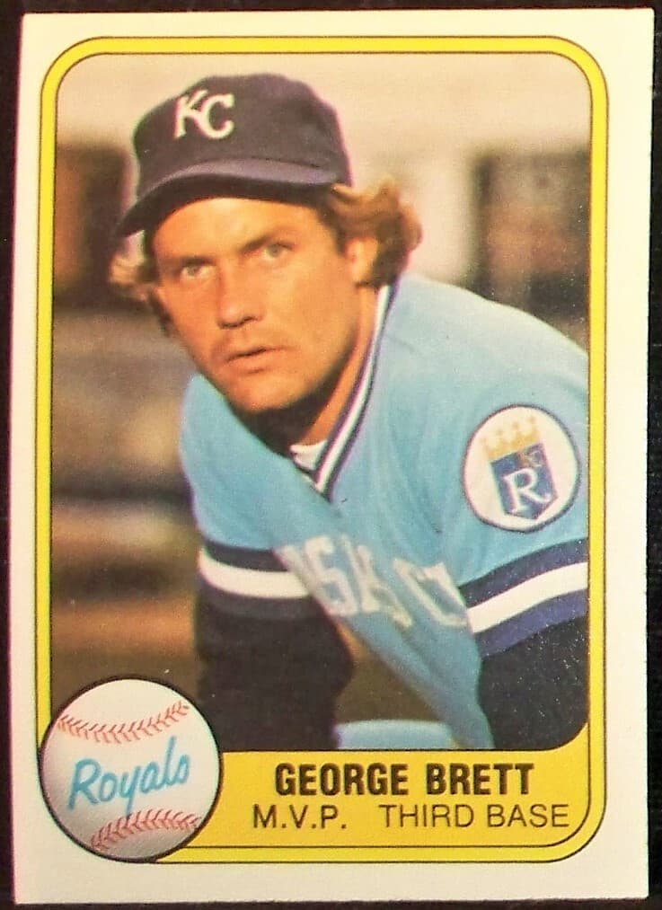 George Brett 1981 Fleer
