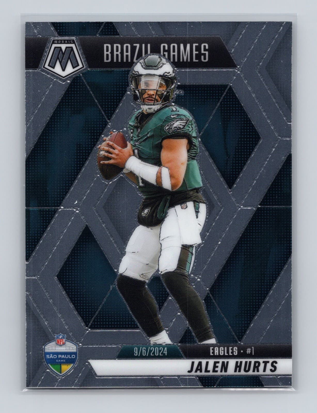 Jalen Hurts Brazil 2025 Panini Mosaic 2025 Panini Mosaic